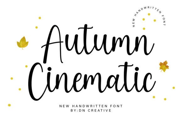 Autumn Cinematic: A Designer’s Journey with a Handwritten Font for Branding