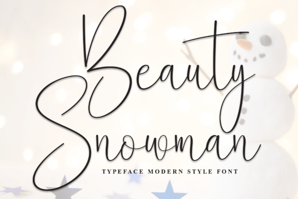 Beauty Snowman Font: A Designer’s Take on Festive Branding