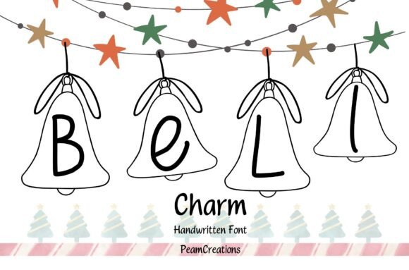 Bell Charm: A Festive Handwritten Font for Creative Branding Projects
