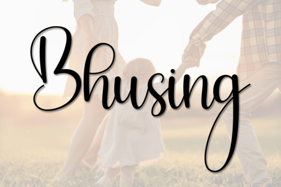 Bhusing: A Handwritten Script Font for Editorial Design and Digital Publishing