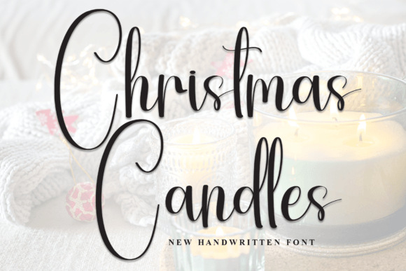 Christmas Candles Font: A Warm, Whimsical Typeface for Digital Design