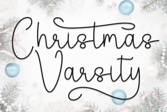 Christmas Varsity Font: A Festive Branding Upgrade