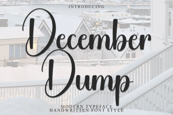 December Dump Font: Elegant Script for Web Design