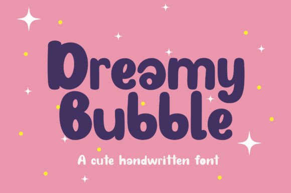 Dreamy Bubble Font: Playful Branding for Small Business