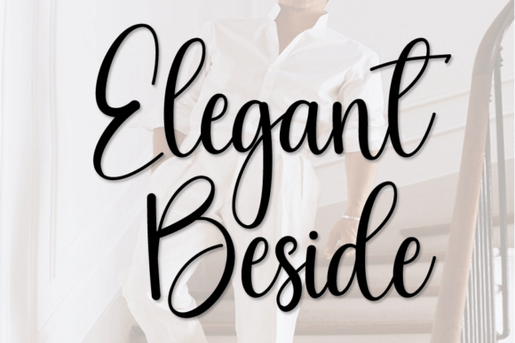 Elegant Beside Font: A Handwritten Script for Editorial Design