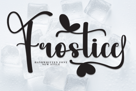 Frostice: A Handwritten Display Font for Modern Web Design