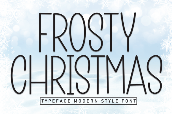 Frosty Christmas: A Festive Handwritten Font for Seasonal Campaigns