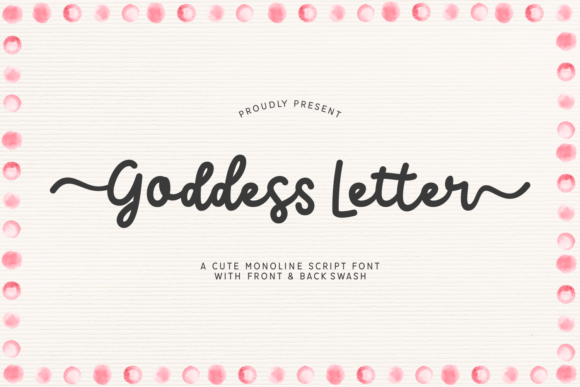 Goddess Letter Font: Divine Script for Web Design