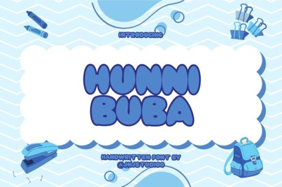 Hunni Buba Font: Cozy Editorial Typography
