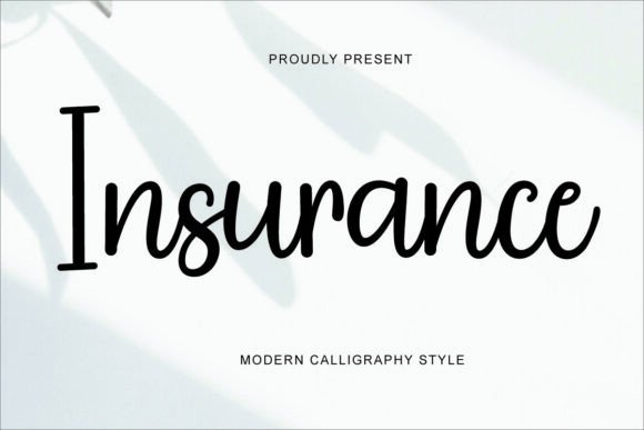 Insurance Font: Elevating Marketing Visuals with Elegant Script Typography