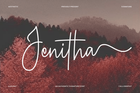 Jenitha Font Review: Elevating Campaign Visuals