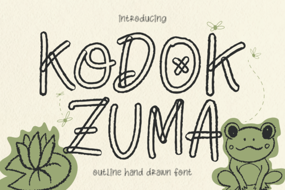 Kodok Zuma: A Playful Font That Elevates Small Business Branding