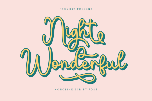 Night Wonderful Font: Playful Script for Digital Marketing