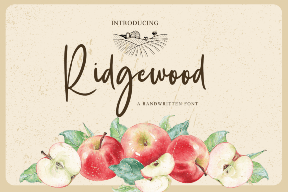 Ridgewood Font: Elevating Campaign Visuals with Organic Script