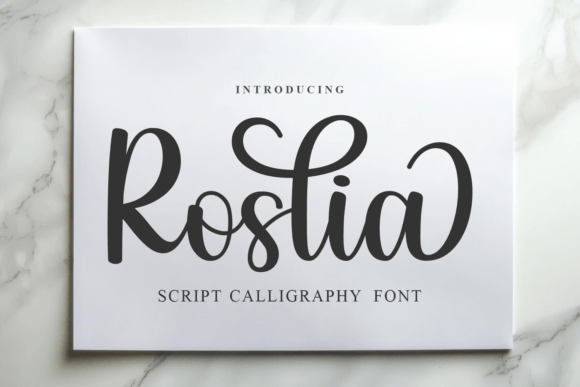 Roslia Font: Elevating Campaign Visuals with Bold Script
