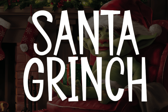 Santa Grinch: A Charming Script Font for Modern Web Design