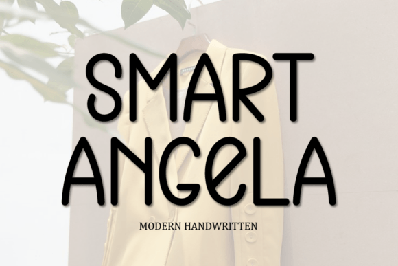 Smart Angela: A Handwritten Script Font for Modern Brand Campaigns