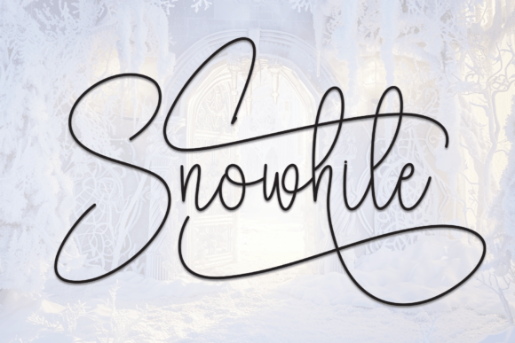Snowhite Font: Authentic Handwritten Style for Small Business Branding