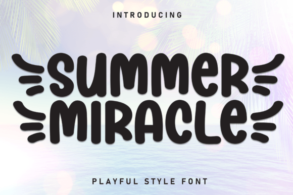 Summer Miracle: A Sweet Handwritten Font for Editorial Charm