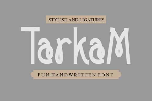 Tarkam Font: A Handwritten Typeface for Branding