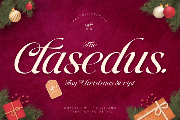 The Clasedus Font: A Festive Script for Holiday Campaigns