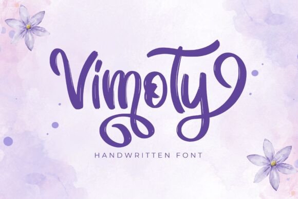 Vimoty: A Charming Handwritten Font for Crafters and Small Product Makers