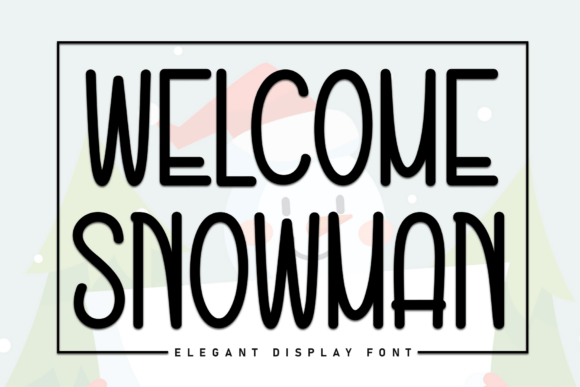 Welcome Snowman: A Playful Script Font for Energetic Branding