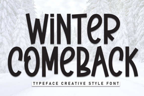 Winter Comeback: A Sweet Handwritten Font for Warm Brand Identities