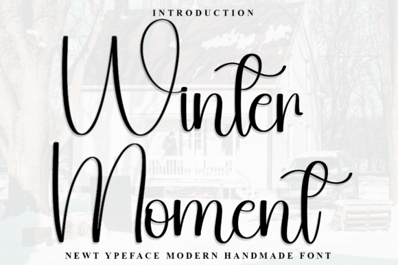 Winter Moment Font: Adding Elegance to Handmade Business Designs