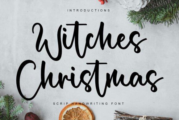 Witches Christmas: A Sweet Script Font That Elevates Small Business Branding