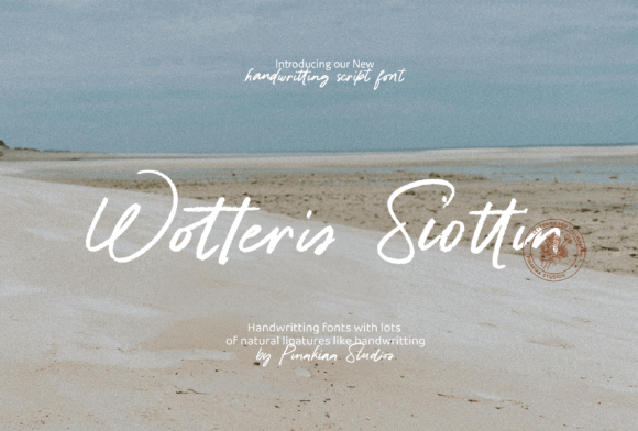 Wotteris Siottin: A Handwritten Font That Adds Personality to Web Design